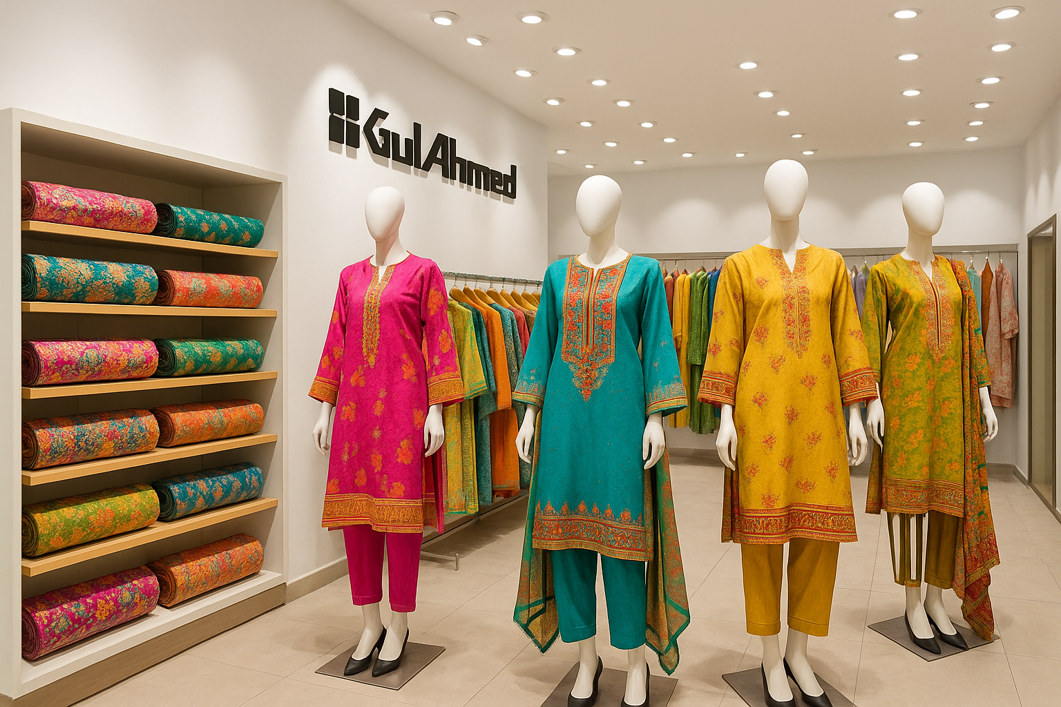 Gul Ahmed Shop Display 